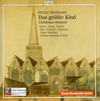 the album cover for J. Mattheson - Christmas Oratorio: Das Grosste Kind