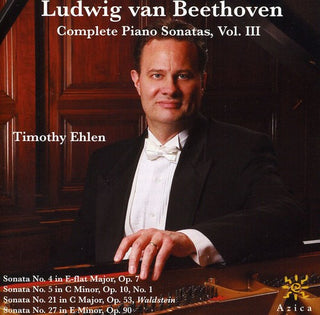 the album cover for L.V. Beethoven - Complete Piano Sonatas 3