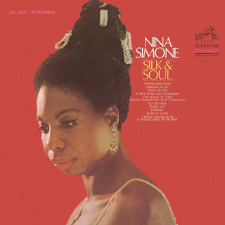 the album cover for Nina Simone - Silk and Soul