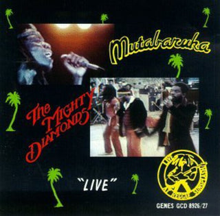 the album cover for Mighty Diamonds/Mutabaruka - Live at Reggae Sunsplash