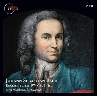 the album cover for Peter Watchorn - English Suites BMV 806-811