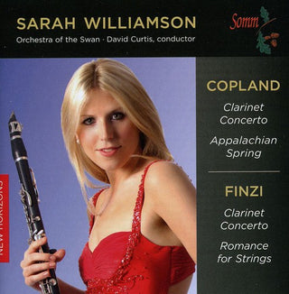 the album cover for Sarah Williamson - Sarah Williamson Plays Copland & Finxi