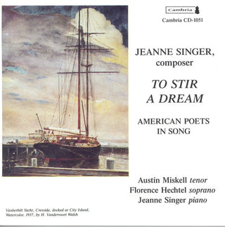 the album cover for J. SINGER - To Stir a Dream
