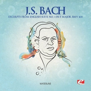 the album cover for Waterline - Excerpts from English Suite 4 F Major