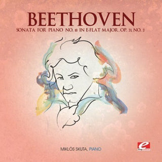 the album cover for MiklÃ³s Skuta - Sonata for Piano 18 in E-Flat Major