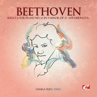 the album cover for Daniela Ruso - Sonata for Piano 23 in F minor