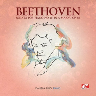 the album cover for Daniela Ruso - Sonata for Piano 28 in a Major