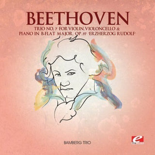 the album cover for Beethoven - Trio 7 Violin Violoncello Piano in B-Flat Major