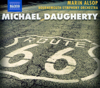 the album cover for M. Daugherty - Route 66: Time Machine / Ghost Ranch / Sunset