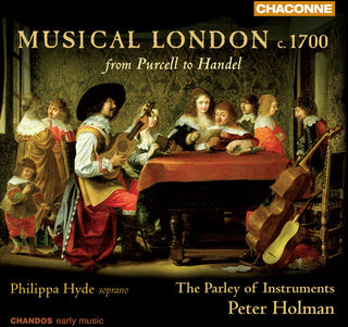 the album cover for Philippa Hyde - Musical London C. 1700: Purcell / Various