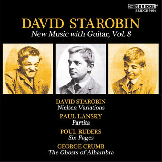 the album cover for DAVID STAROBIN - New Music with Guitar 8
