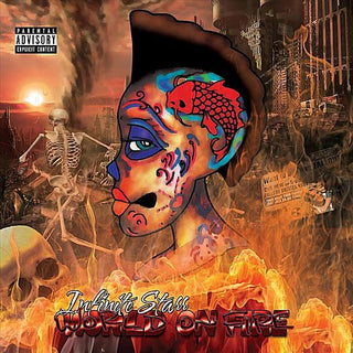 the album cover for Infinite Starr - World on Fire