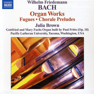 the album cover for Julia Brown - Organ Works