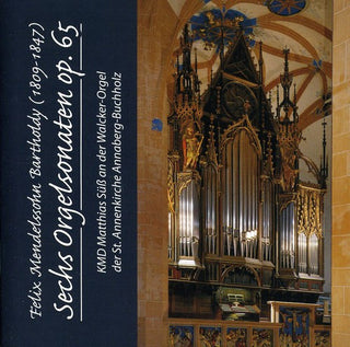 the album cover for Matthias Suess - Six Organ Sonatas Op 65
