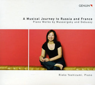 the album cover for Mussorgsky/Debussy - Musical Journey to Russia & France