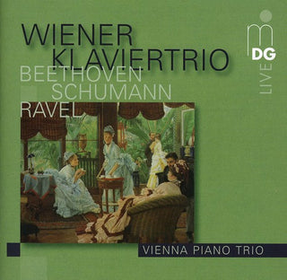 the album cover for Beethoven/Ravel/Schumann - Piano Trios