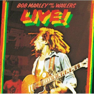 the album cover for Bob Marley - Live