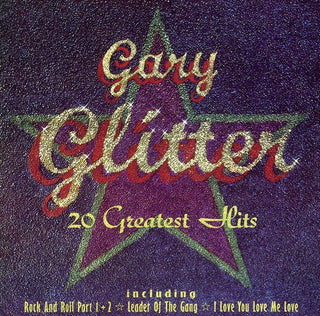 the album cover for Gary Glitter - 20 Greatest Hits [Import]