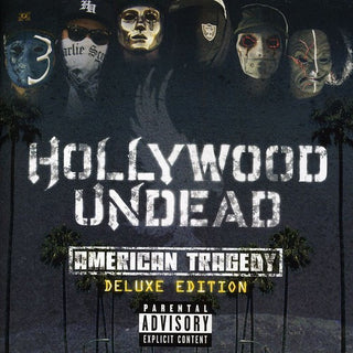 the album cover for Hollywood Undead - American Tragedy: Deluxe Edition [Import]