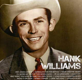 the album cover for Hank Williams - Icon