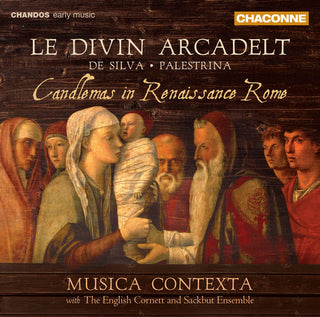 the album cover for G. PALESTRINA - Candlemass in Renaissance Rome