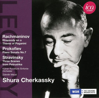 the album cover for SHURA CHERKASSKY - Piano Sonata 7 / Three Scenes from Petrushka