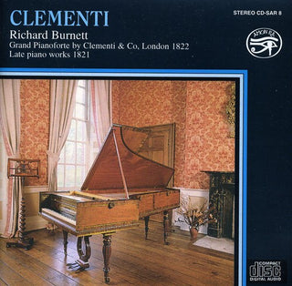the album cover for Richard Burnett - Clementi Late Piano Works