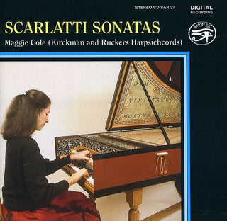 the album cover for On Historic Harpsichords - Scarlatti Sonatas