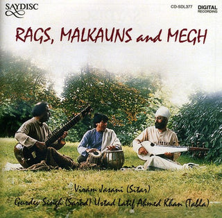 the album cover for Malkauns & Megh / Jasani / Singh / Latif - Rags