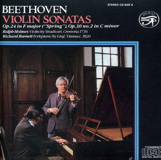 the album cover for Richard Burnett - Violin Sonatas 1