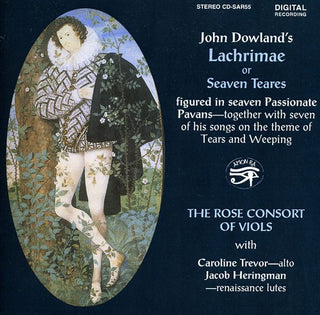 the album cover for Caroline Trevor - Lachrimae: Or Seaven Teares