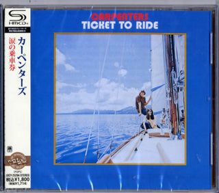 the album cover for Carpenters - Ticket to Ride (SHM-CD)