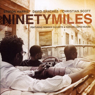 the album cover for Sanchez/Harris/Scott - Ninety Miles