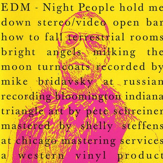 the album cover for Edm - Night People
