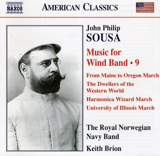 the album cover for Keith Brion - Music for Wind Band 9