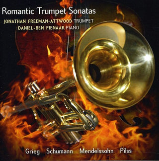 the album cover for Jonathan Freeman-Attwood - Romantic Trumpet Sonatas