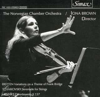 the album cover for Norwegian Chamber Orchestra - Divertimento in B Flat Major