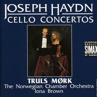 the album cover for Truls MÃ¸rk - Cello Concertos 1 & 2
