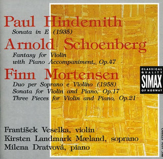 the album cover for Frantisek Veselka - Sonata in E Major / Fantasy / Duo Violin Sonata