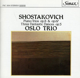 the album cover for Oslo Trio - Piano Trios 1 & 2 / 3 Fantastic Dances