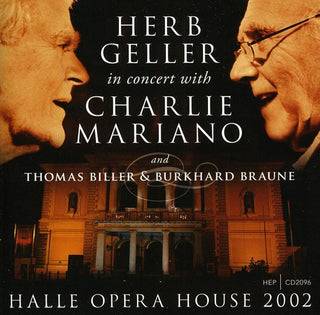 the album cover for Charlie Mariano - Halle Opera House 2002