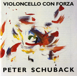 the album cover for Peter Schuback - Violoncello Con Forza