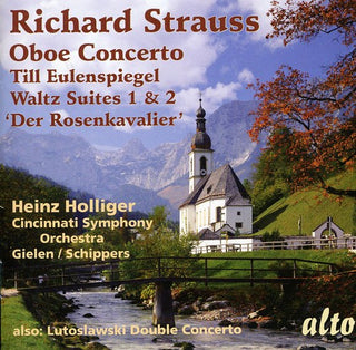 the album cover for H. Holliger - Double Concerto for Oboe & Harp