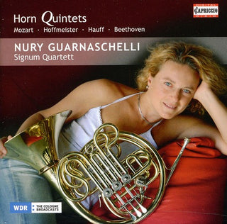the album cover for Nury Guarnaschelli - Horn Quintets