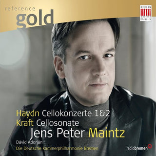 the album cover for Haydn / Kraft / Maintz - Cello Concertos 1 & 2 [Digipak]