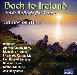 the album cover for Griffett/Lindley/Benson - Back To Ireland: Irish Songs and Ballads For Tenor
