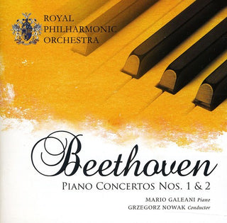 the album cover for Mario Galeani - Piano Concertos 1 & 2
