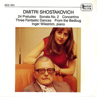the album cover for Shostakovich / Wikstrom - 24 Preludes Sonata 2