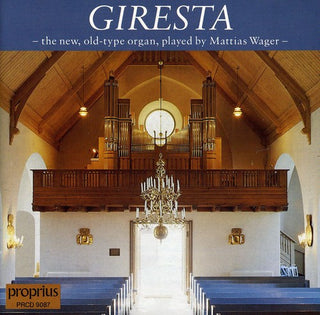 the album cover for Mattias Wager - Giresta Organ