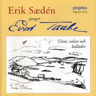 the album cover for Erik Saeden - Saeden Sings Taube